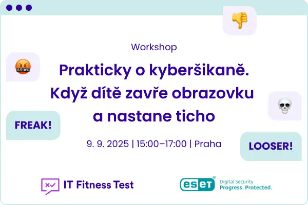 Prakticky o kyberšikaně – Když dítě zavře obrazovku a nastane ticho