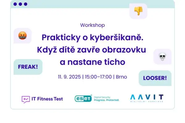 Prakticky o kyberšikaně – Když dítě zavře obrazovku a nastane ticho